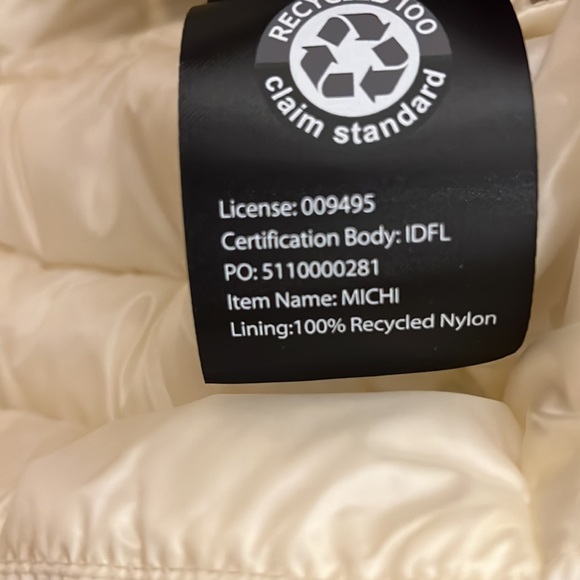 MACKAGE MICHI CREAM M - LADIES DOWN JACKET NWT - Picture 8 of 8